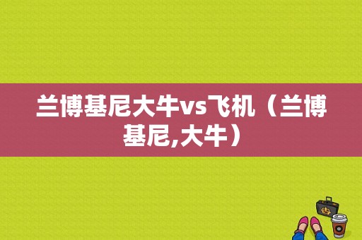 兰博基尼大牛vs飞机（兰博基尼,大牛）