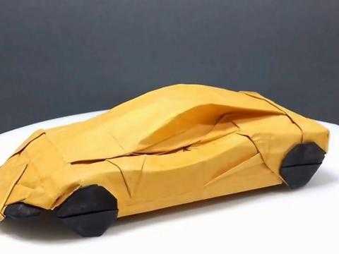 折纸汽车兰博基尼（怎么折兰博基尼超级跑车）-图2
