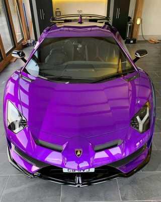 兰博基尼蓝紫色跑车（兰博基尼紫色跑车多少钱）-图2