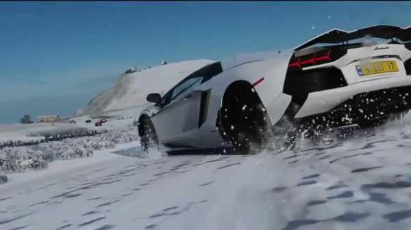 兰博基尼滑雪（兰博基尼雪地漂移视频）