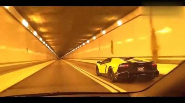 兰博基尼aventador轰炸隧道（兰博基尼炸街）