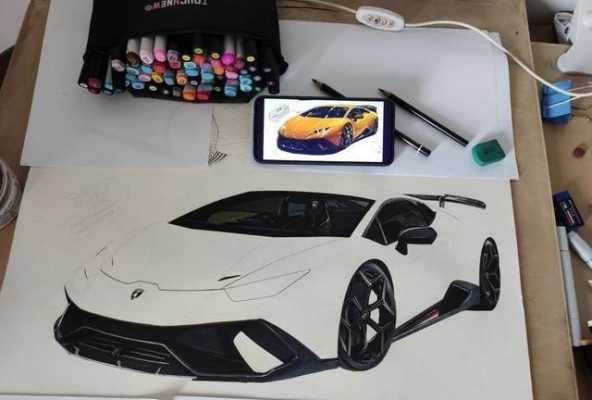 兰博基尼简单画法(兰博基尼简单画法一步一步画)-图2 兰博基尼简单画法(兰博基尼简单画法一步一步画)-图2