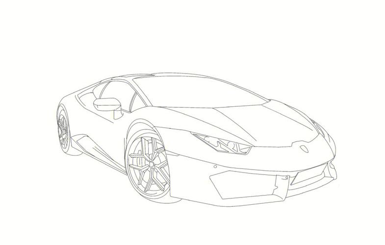 兰博基尼0小汽车(兰博基尼小汽车简笔画)-图1 兰博基尼0小汽车(兰博基尼小汽车简笔画)-图1