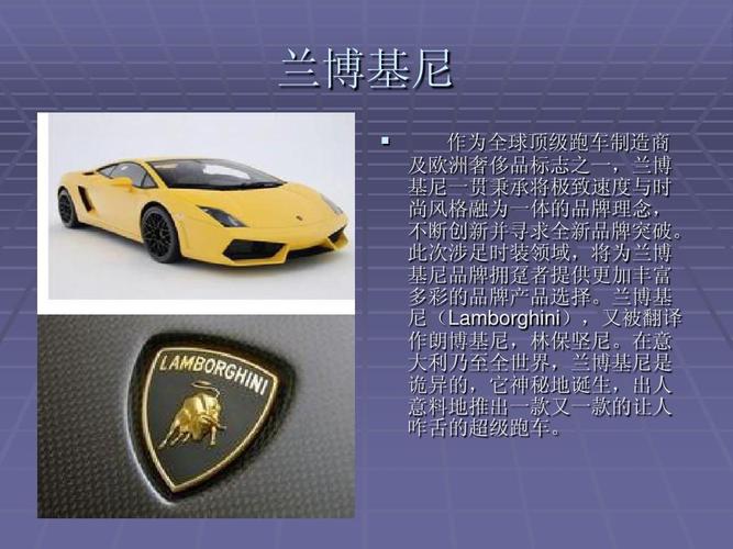 兰博基尼的简单介绍（兰博基尼简单介绍400字）
