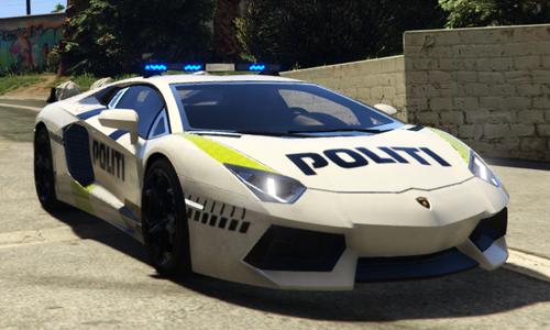 兰博基尼警察车游戏（兰博基尼aventador警车）