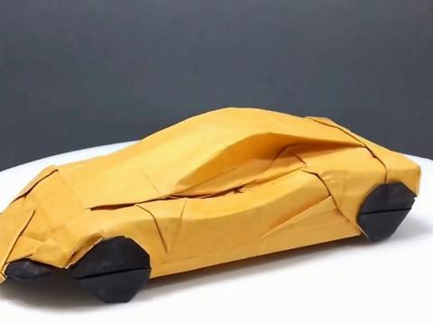 用纸折兰博基尼跑车(折纸兰博基尼跑车模型,详细步骤方法,创意跑车纸艺)-图3 用纸折兰博基尼跑车(折纸兰博基尼跑车模型,详细步骤方法,创意跑车纸艺)-图3