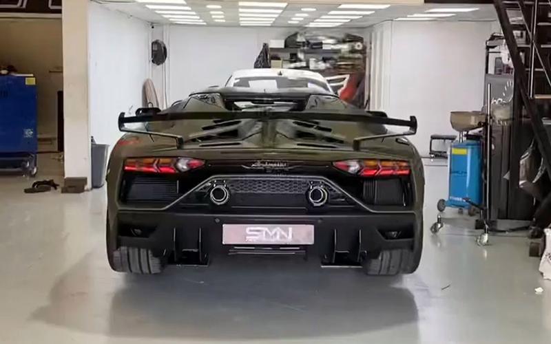 兰博基尼aventadorIPE排气作业（兰博基尼原厂赛道排气）