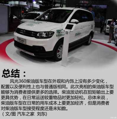 风光360柴油版配置-图1 风光360柴油版配置-图1