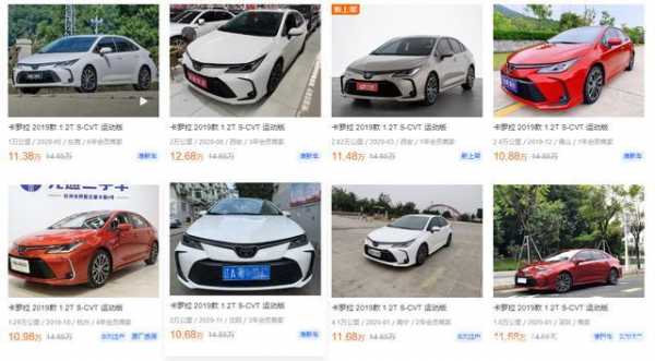 2019年卡罗拉参数配置