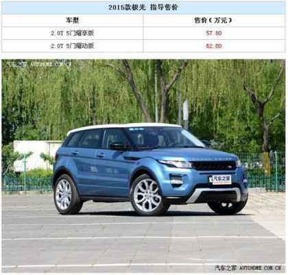 路虎极光2015款配置-图2 路虎极光2015款配置-图2