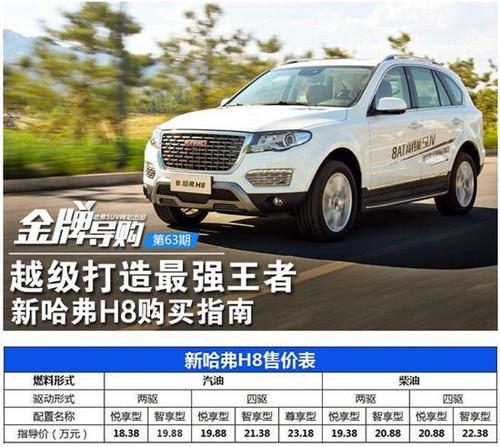 新款哈佛h8配置-图2 新款哈佛h8配置-图2