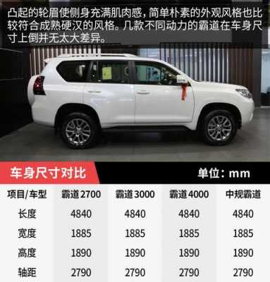霸道4000价格配置单