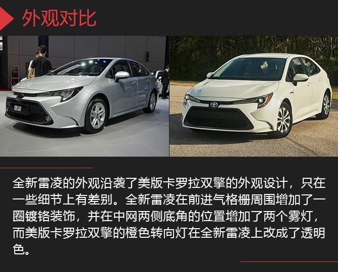 美版雷凌配置对比-图1 美版雷凌配置对比-图1