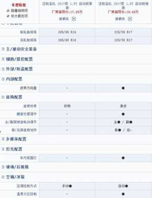 迈锐宝xl配置区分