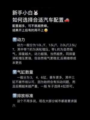 新手如何看车配置