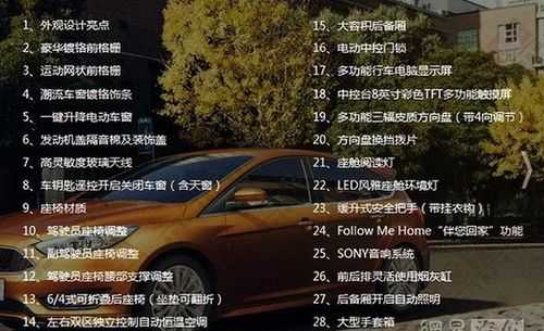 福特福克斯13款配置-图2 福特福克斯13款配置-图2