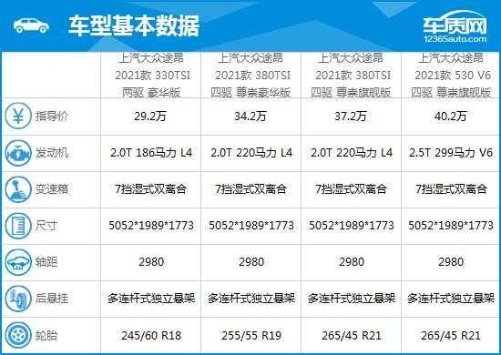 途昂报价和参数配置