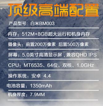 bm003的配置参数