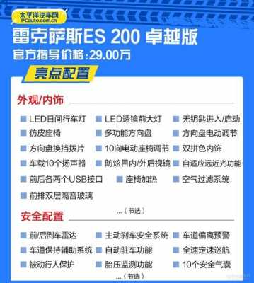 丰田凌志参数配置-图2 丰田凌志参数配置-图2