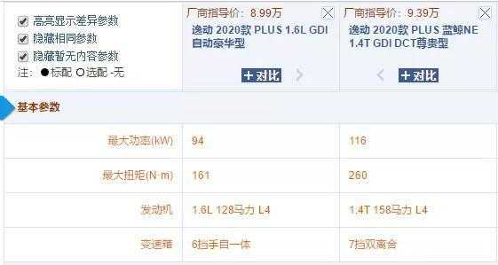 逸动plus推荐购买配置-图3 逸动plus推荐购买配置-图3