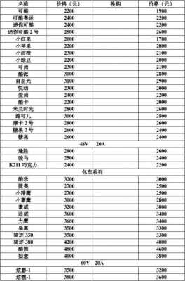2017年电动车配置价格-图3 2017年电动车配置价格-图3