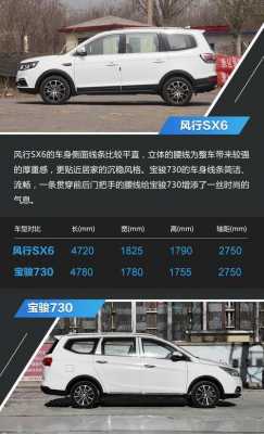 风行sx6与宝骏730配置