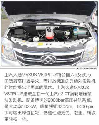 关于大通maxusv80配置的信息