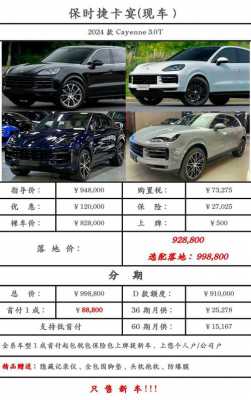 保时捷卡宴配置价格表-图1 保时捷卡宴配置价格表-图1