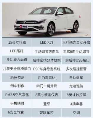 全新宝来配置参数表